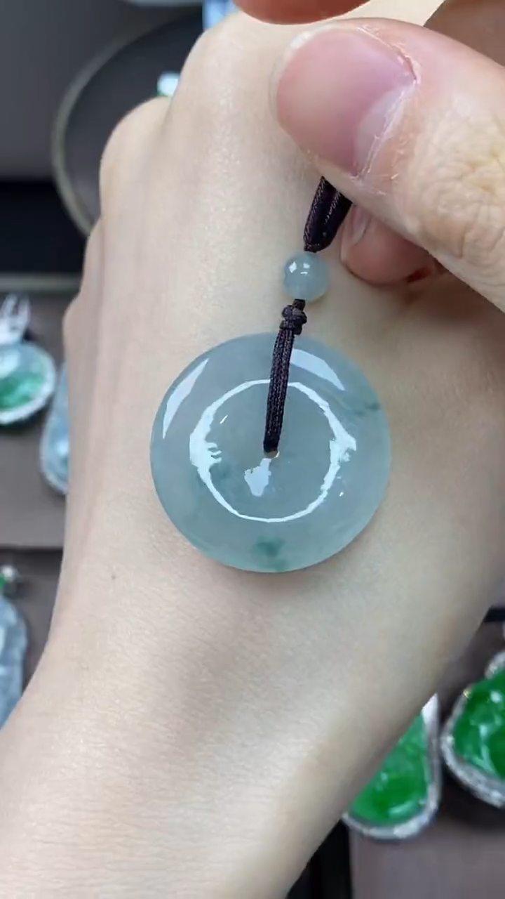 【闪购商品】翡翠吊坠(不含链)未镶嵌翡翠平安扣