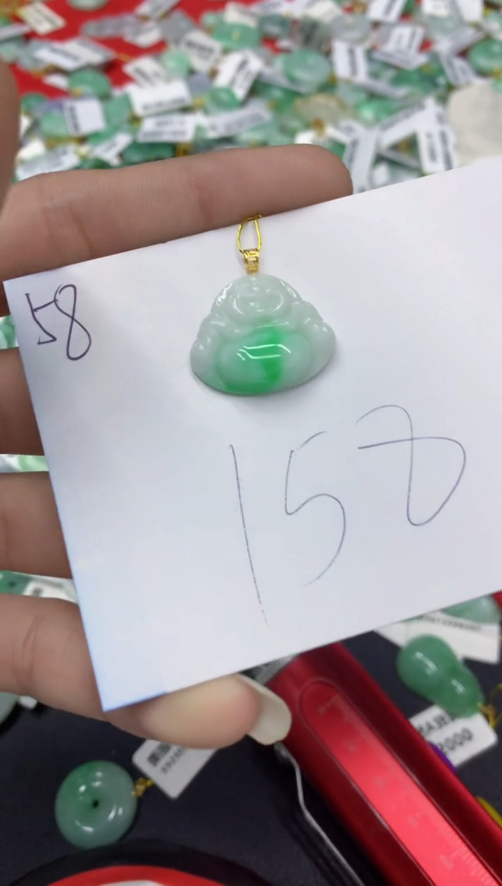 【闪购商品】翡翠颈饰18K金镶嵌翡翠