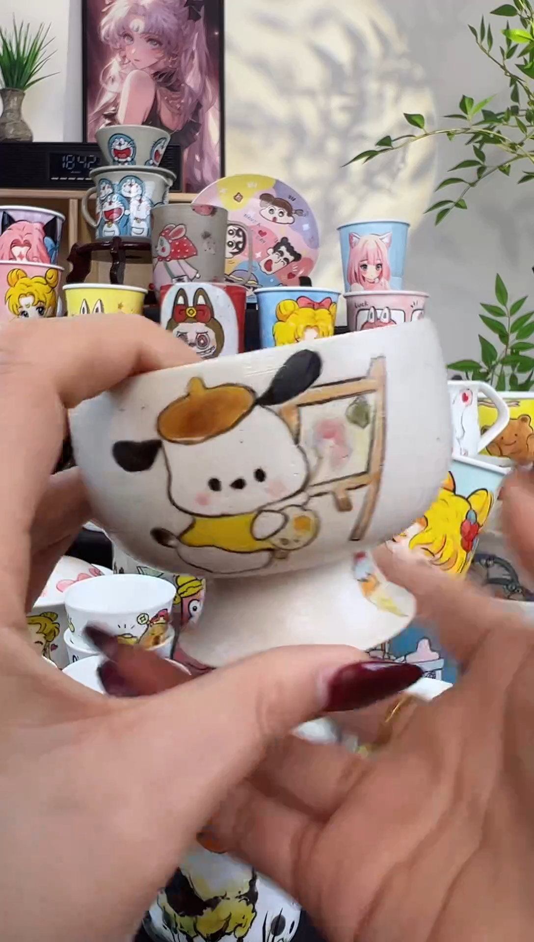 【闪购商品】摆件笙笙漫 手工手工陶瓷杯杯