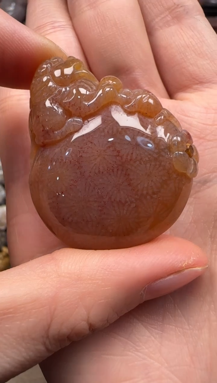 【闪购商品】硅化珊瑚（珊瑚玉）颈饰未镶嵌436