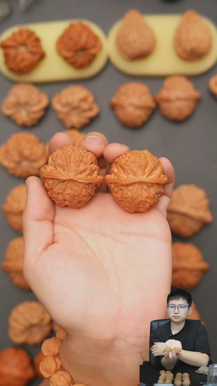 【闪购商品】文玩核桃把件苹果44