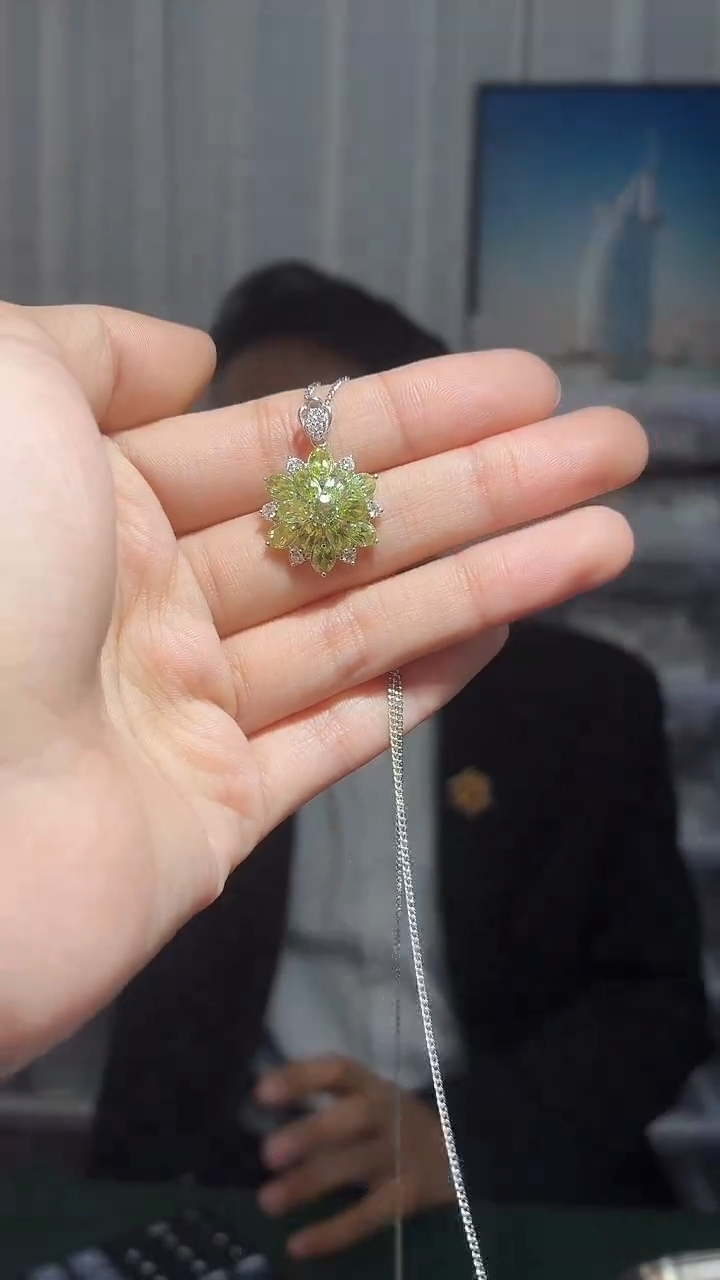 银S925镶嵌其他橄榄石（扎德严选）