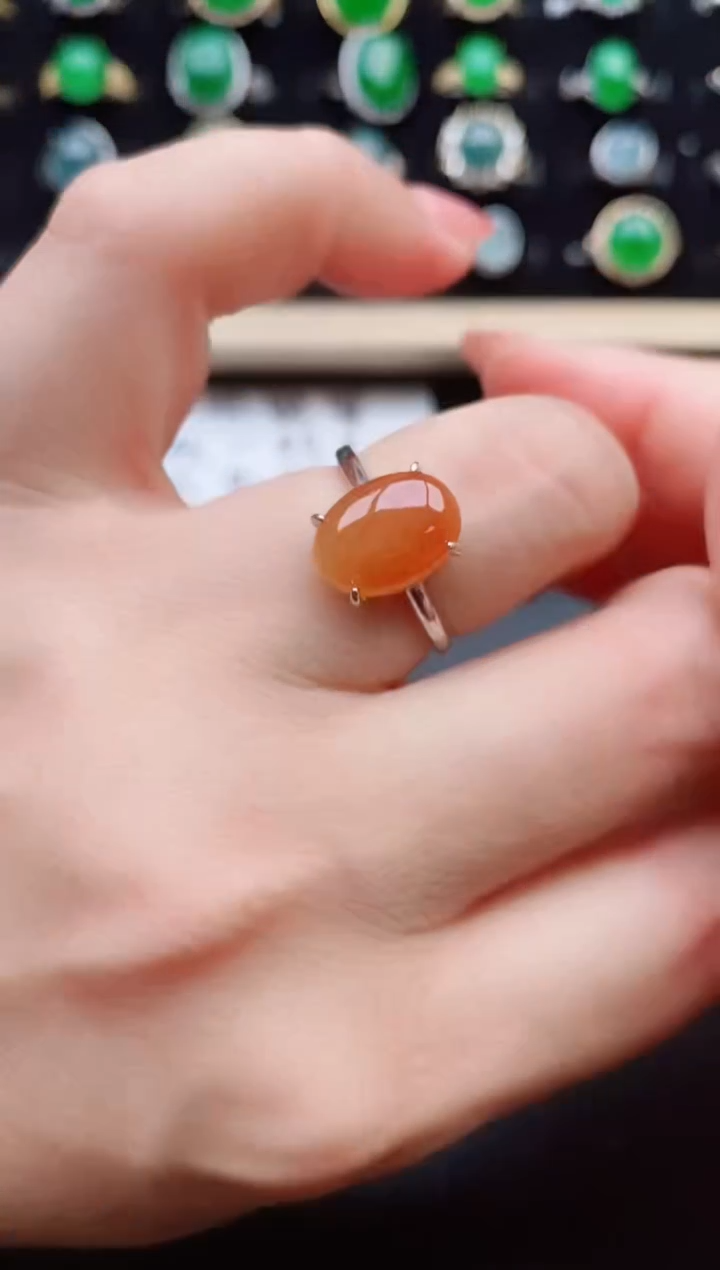 【闪购商品】翡翠戒指银S925镶嵌21212