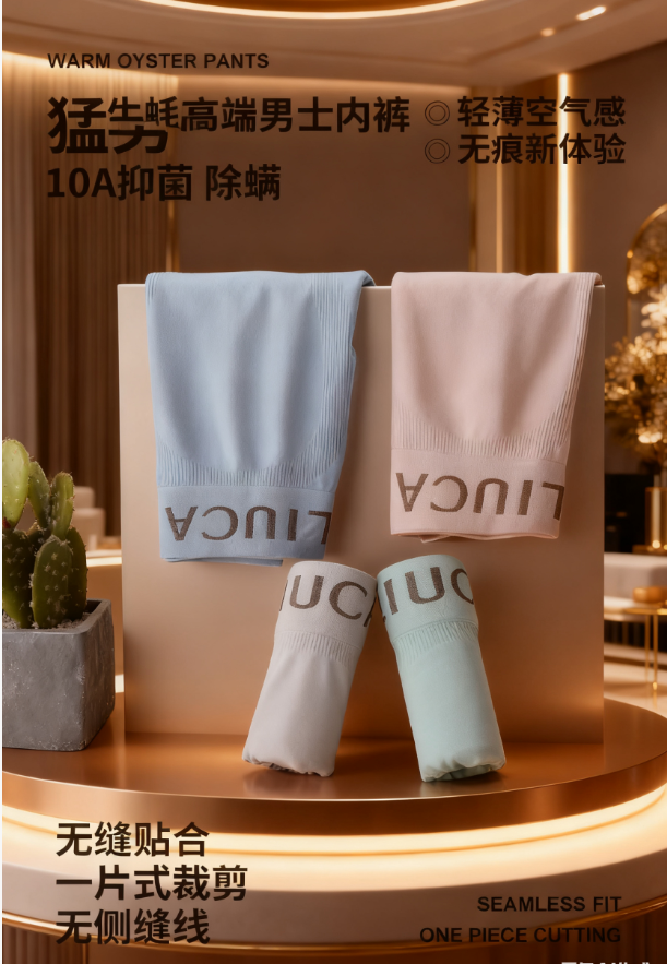 【私人定制】变温桑蚕生蚝10A抑菌短裤