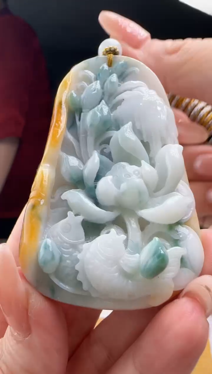 【闪购商品】翡翠吊坠(不含链)未镶嵌YJ@@960Q3J12899