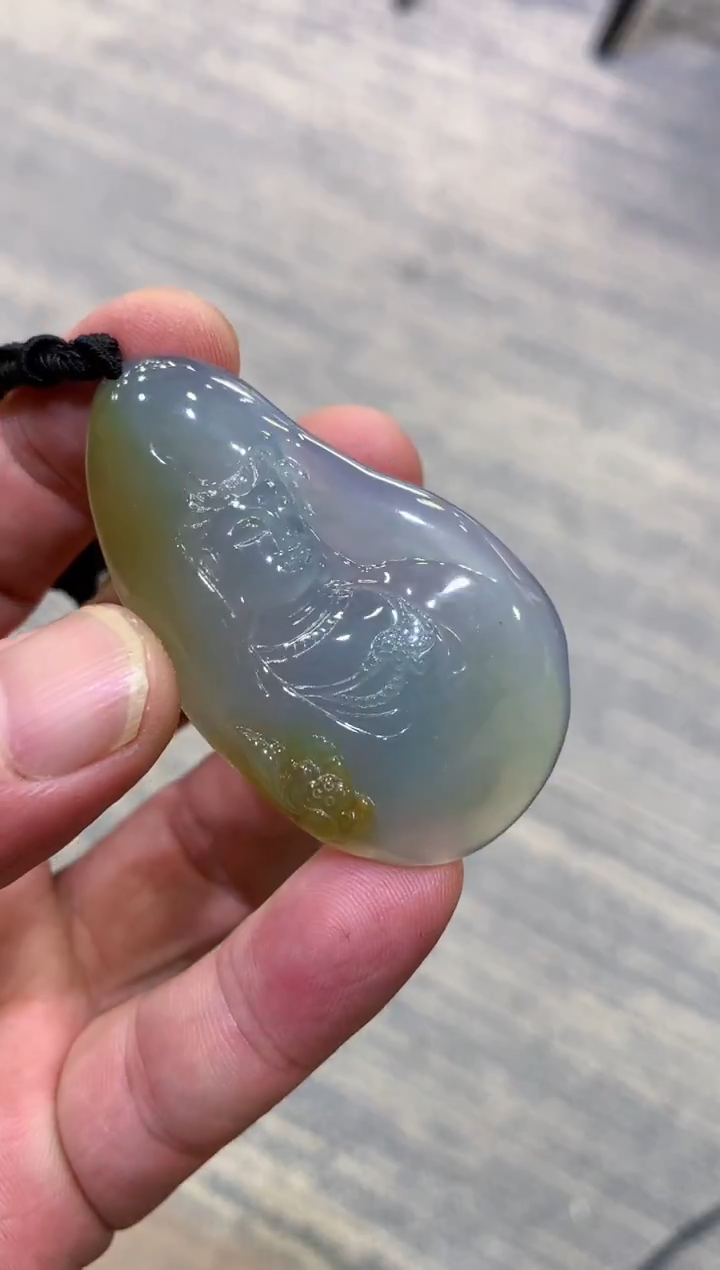 颈饰未镶嵌翡翠天然A货翡翠