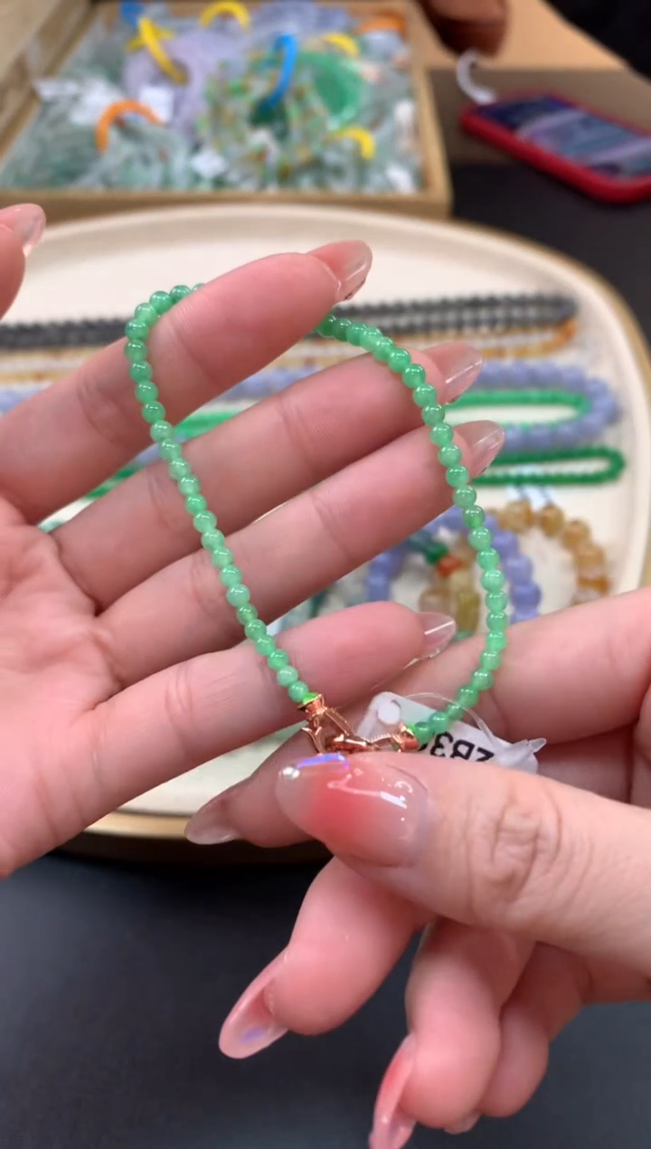 【闪购商品】翡翠手串未镶嵌A854|1380