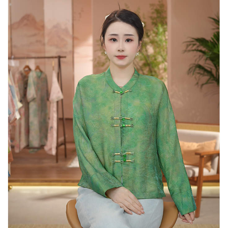  《 明月何灼灼-外套》新中式时尚休闲品质防晒透气国风上衣外套
