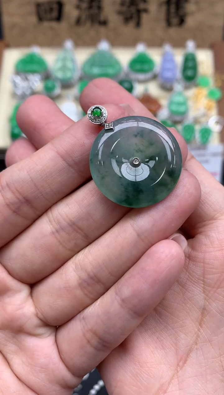 【闪购商品】翡翠颈饰18K金镶嵌212-中国好珍宝