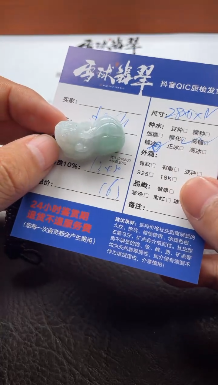 颈饰未镶嵌翡翠19831110010HHH