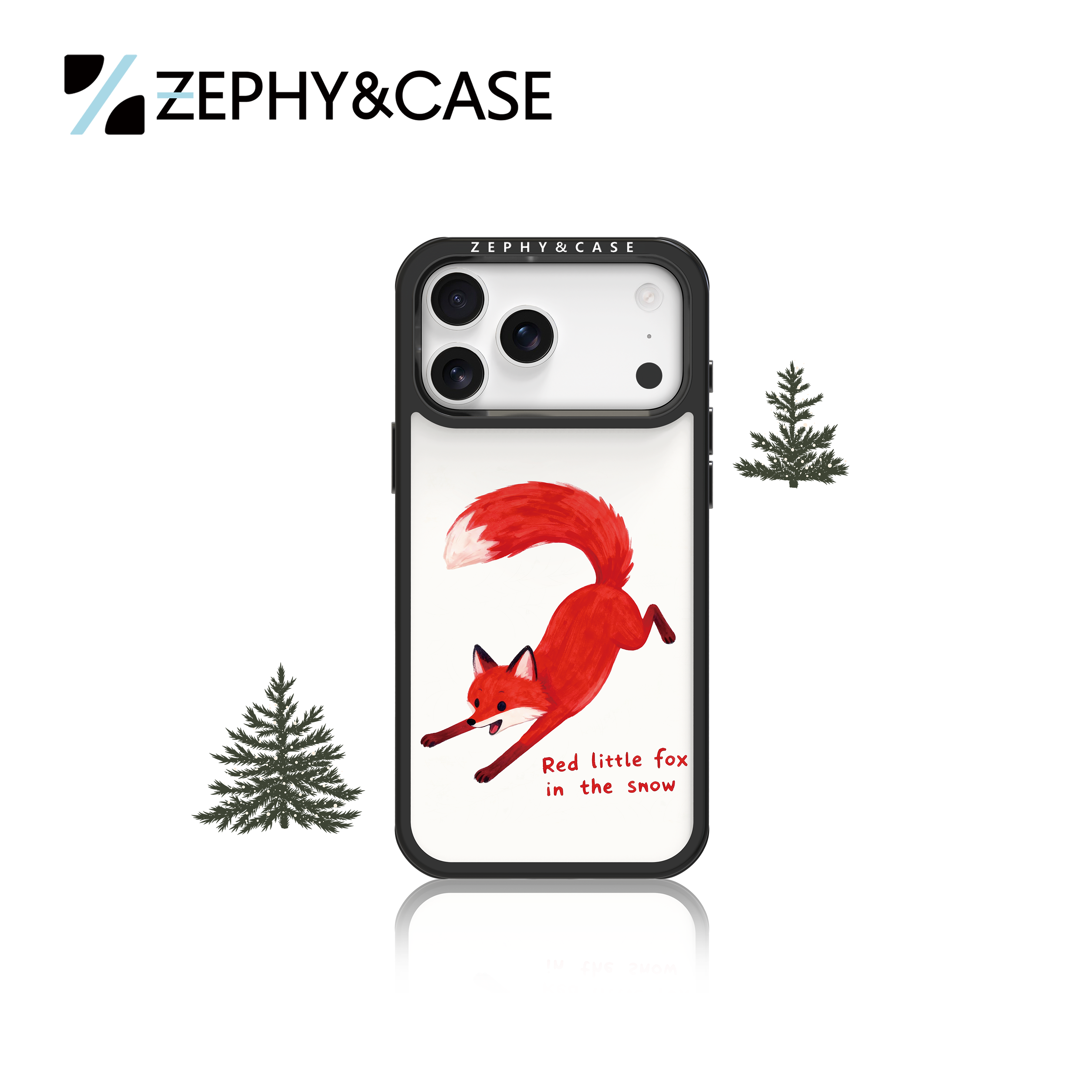 ZEPHY&CASE｜雪地小狐狸 防摔 轻薄 磁吸 适用iPhone手机壳17/16