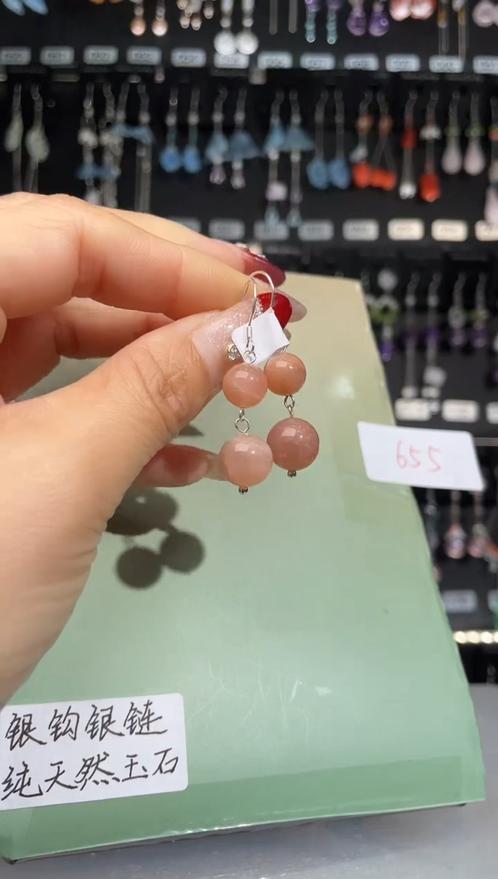 【闪购商品】紫晶耳饰银S925镶嵌喜欢拍