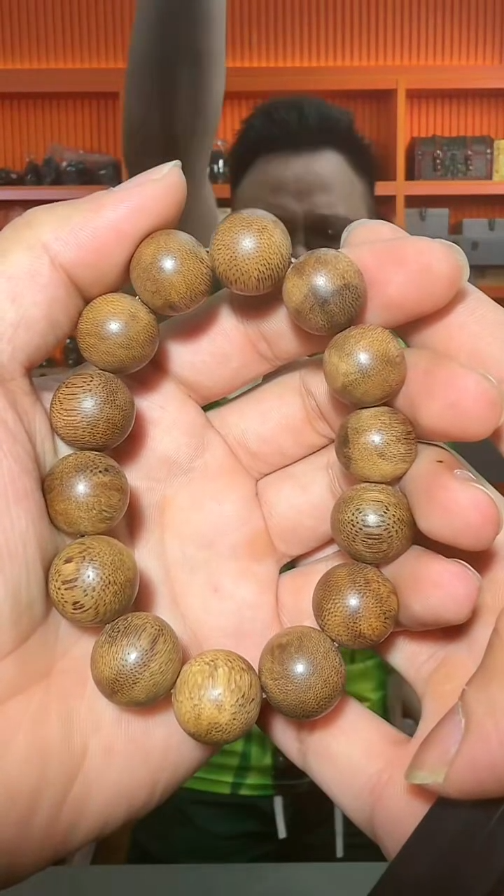 手串沉香114号单圈尖峰岭23g多样性发一