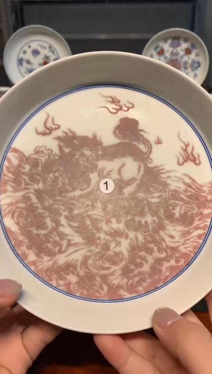 立*靖1釉里红狮子壶承微瑕gr192