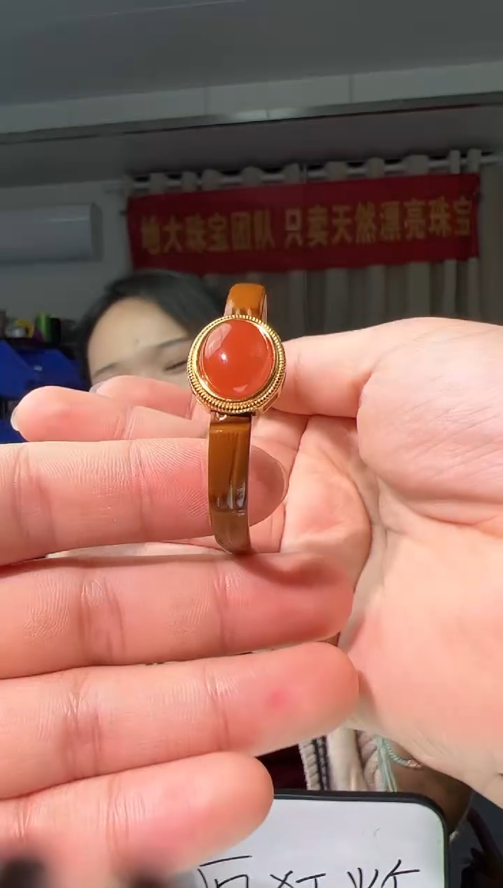 【闪购商品】南红玛瑙手链银S925镶嵌南红皮手链