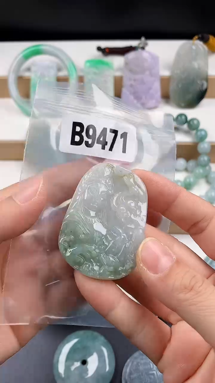 颈饰未镶嵌翡翠天然翡翠吊坠挂件