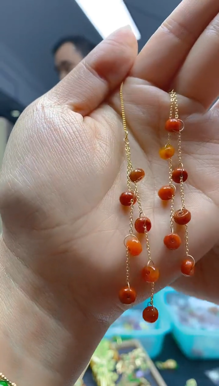 【闪购商品】翡翠耳饰合金0281翡翠耳线