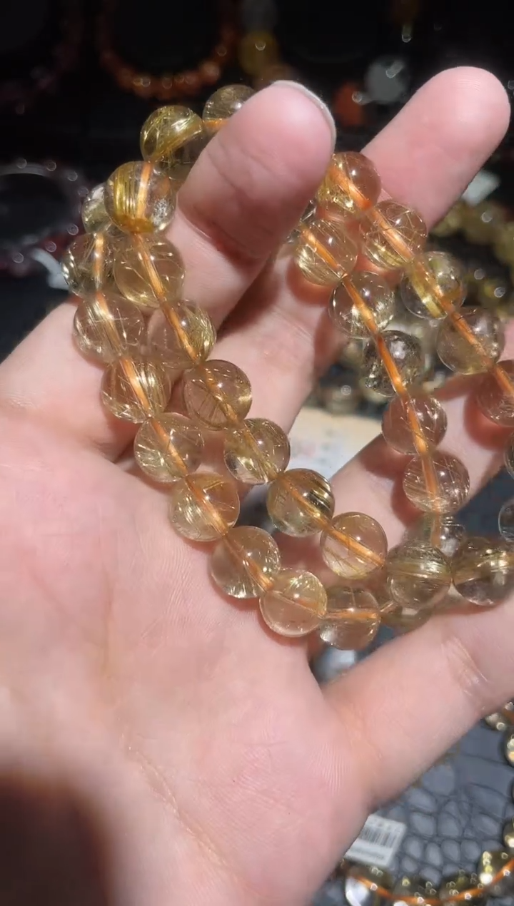 【闪购商品】水晶手链未镶嵌发晶单圈A10（多样性发其一）