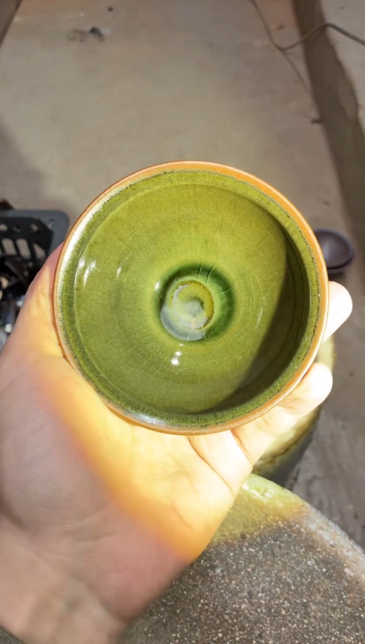 茶盏真柴烧建盏换点柴火