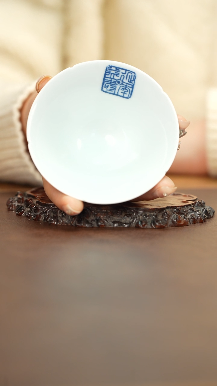 【闪购商品】景德镇九段斗笠杯 