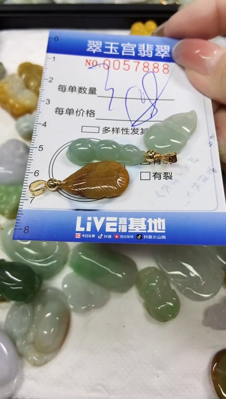 【闪购商品】翡翠颈饰未镶嵌闪购商品0057888