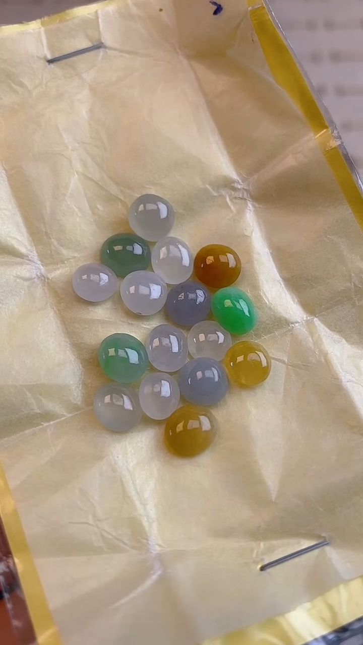 【闪购商品】翡翠耳饰未镶嵌天然A货翡翠15