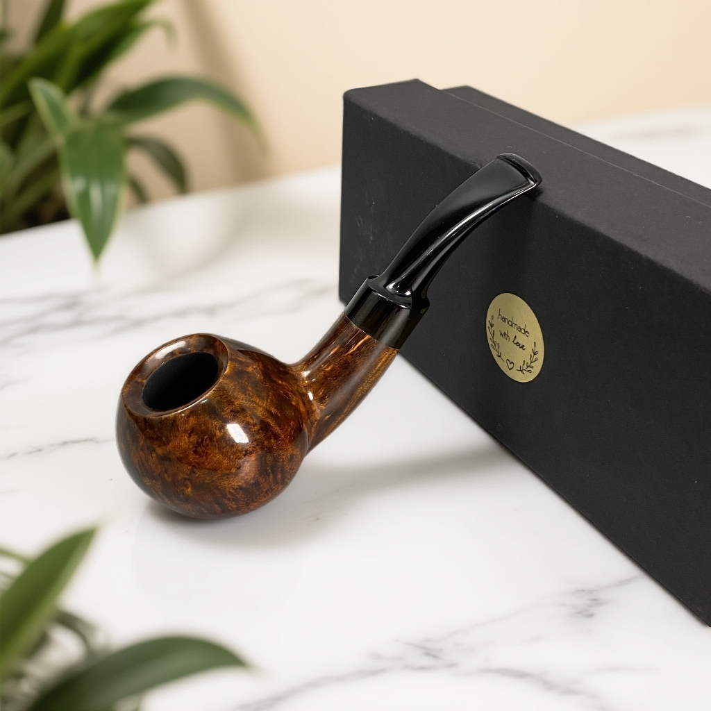 圣鲸手作石楠木烟斗苹果