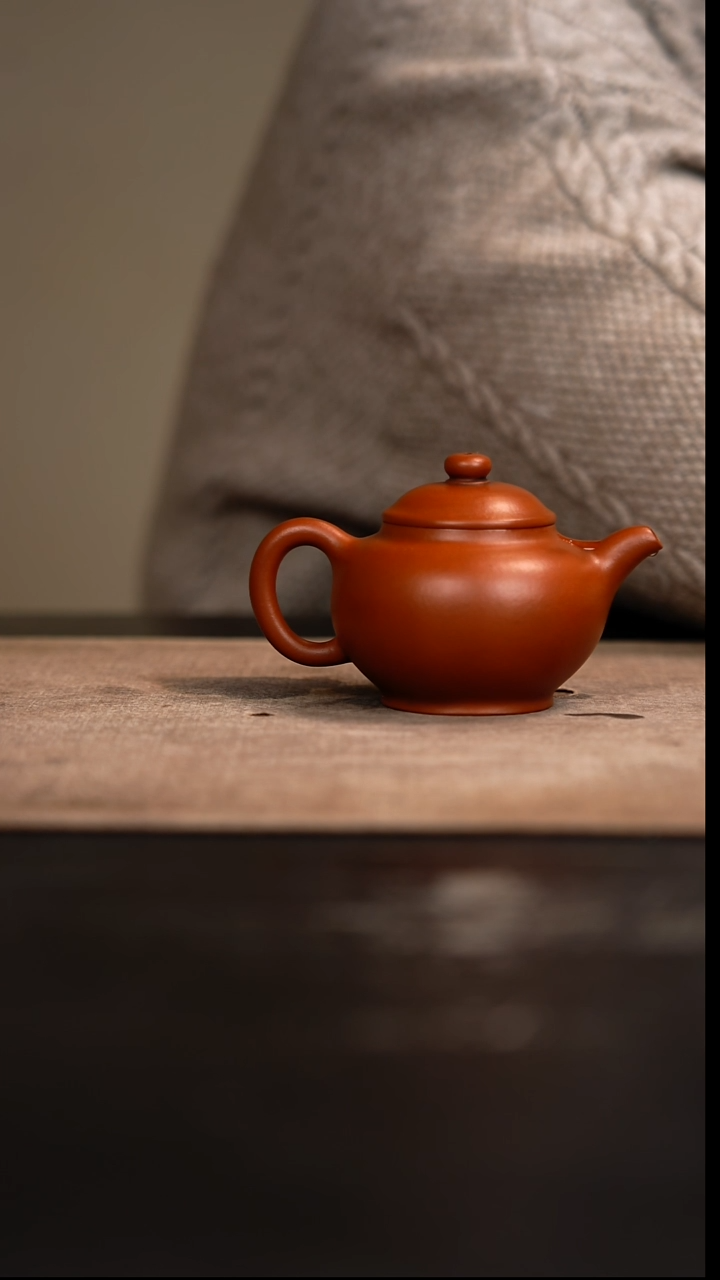 【闪购商品】紫砂茶壶掇只壶朱泥