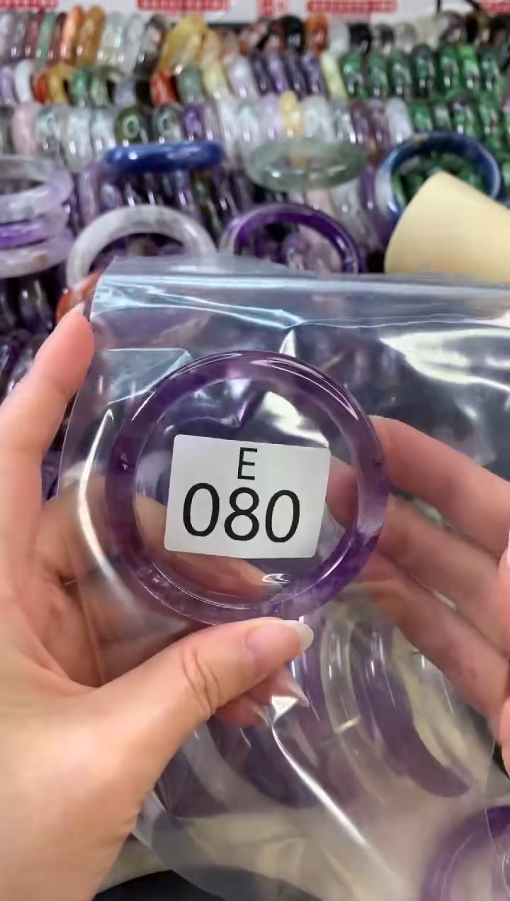 【闪购商品】水晶水晶手镯E未镶嵌080-53