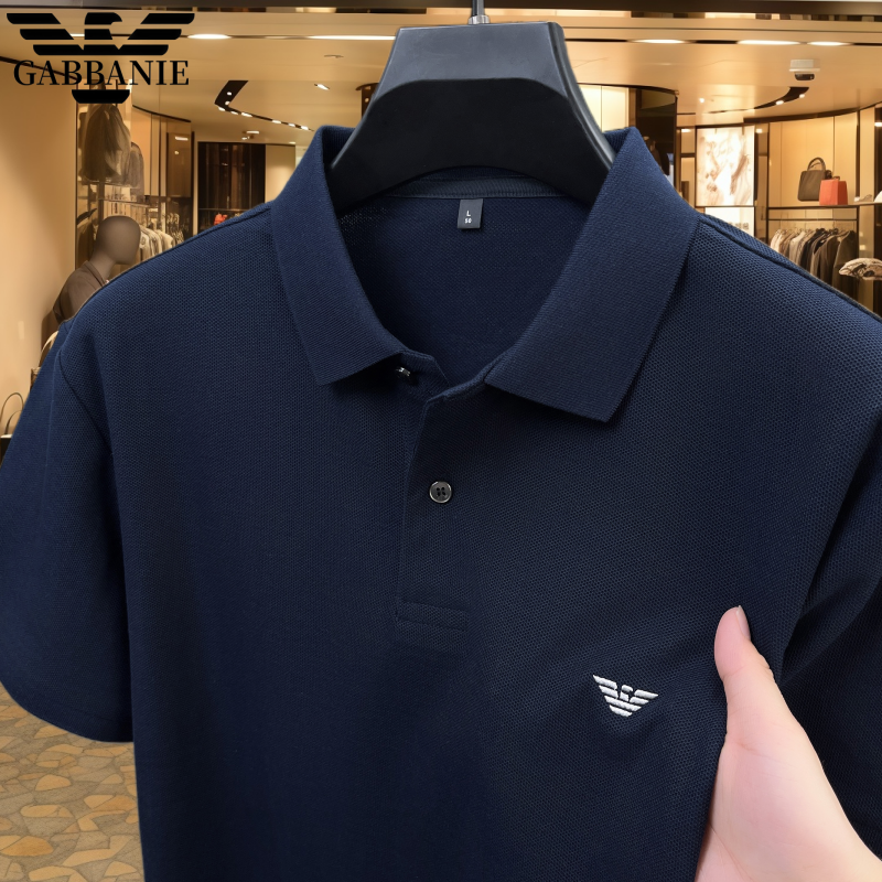 意大利品牌男士Polo衫短袖100%纯棉夏季休闲男装体恤半袖t恤翻领