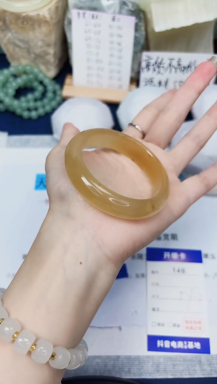 【闪购商品】石英质玉手镯未镶嵌146-财气镯-圈口54