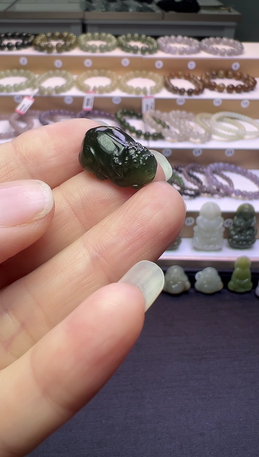 颈饰未镶嵌和田玉143号链接通孔