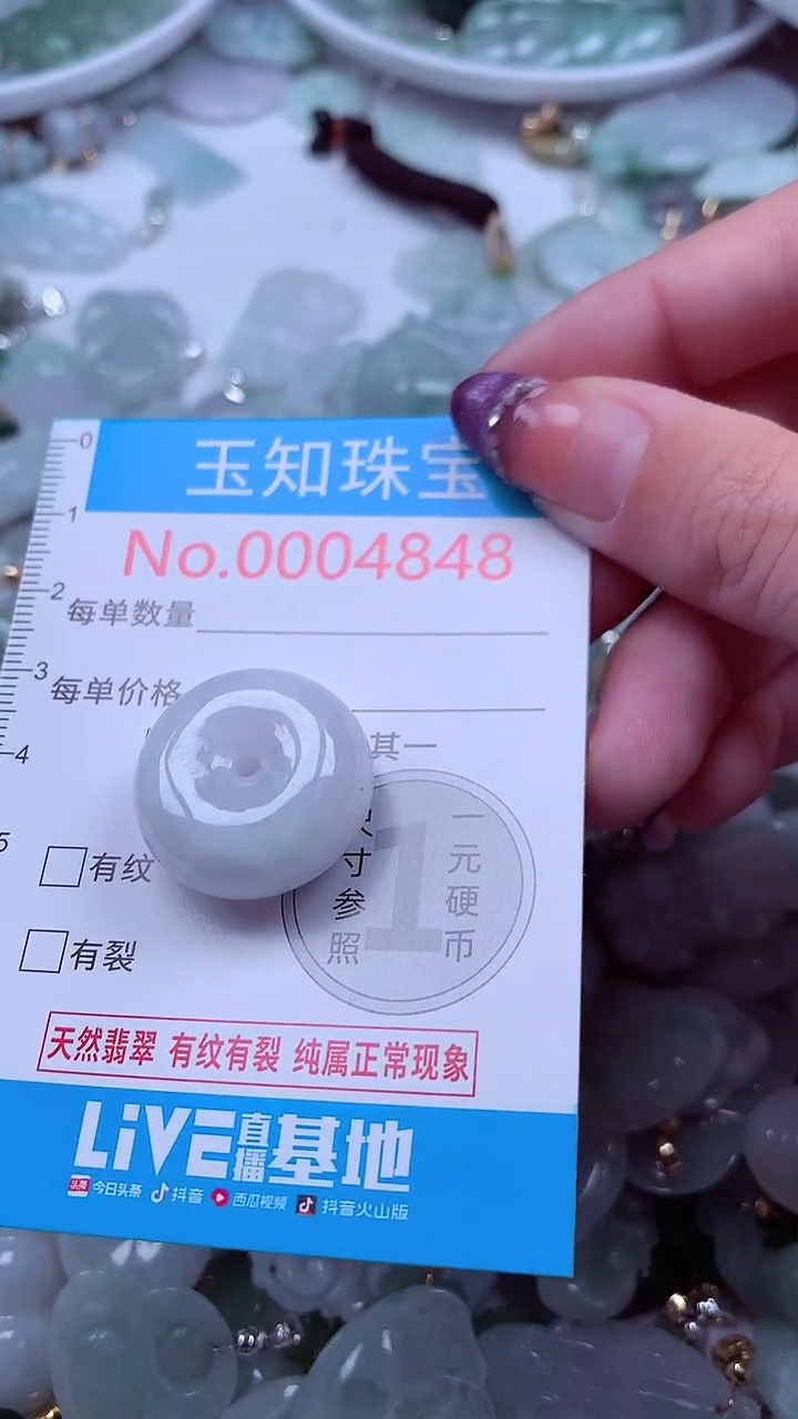 翡翠未镶嵌吊坠(不含链)4848