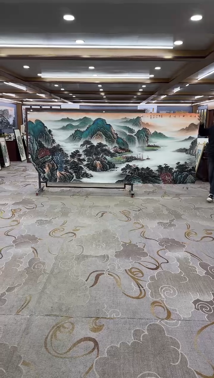 【闪购商品】绘画绘画Y-张伦玉-大丈二-山水画