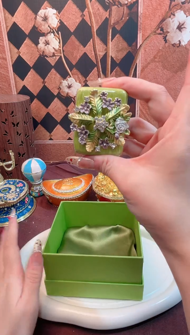 锌合金珐琅首饰盒默认微瑕拆盒不退～魔法仙书