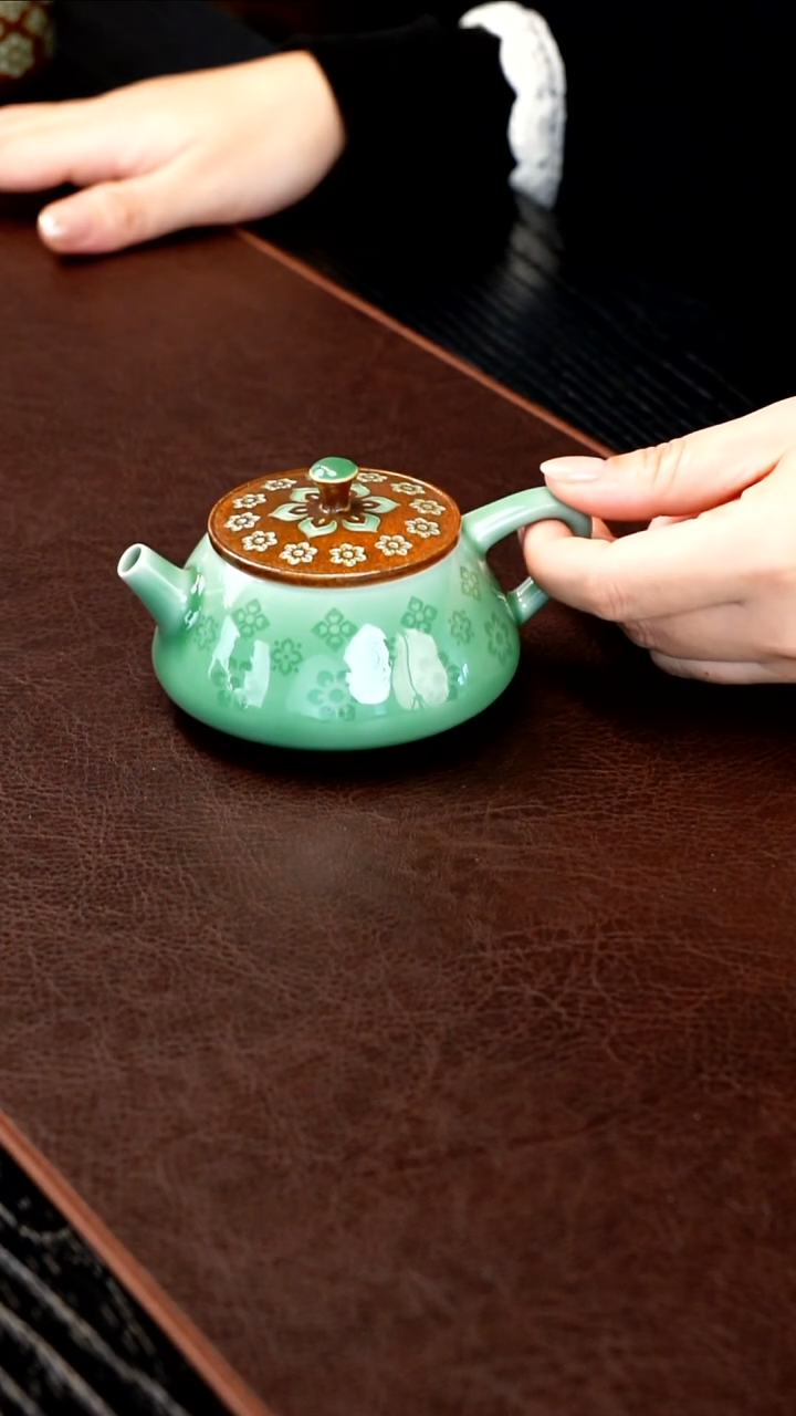 青瓷手工茶器包邮