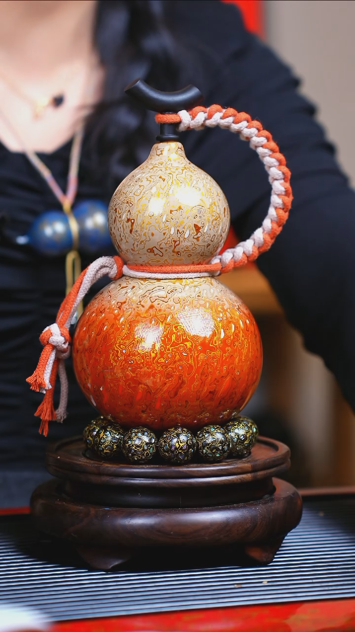 【闪购商品】JJ113迎元宵臻选大漆酒葫芦