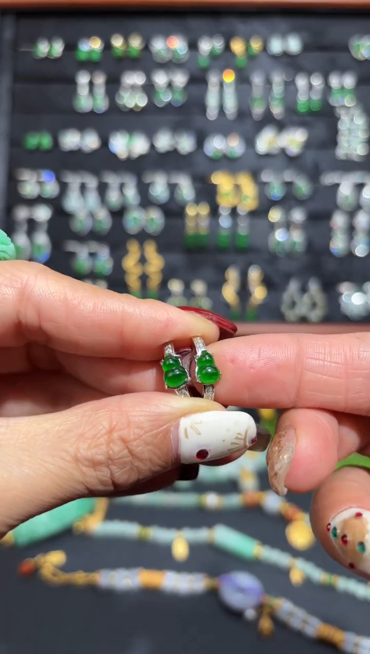 【闪购商品】翡翠颈饰银S925镶嵌葫芦/支持复检/一件