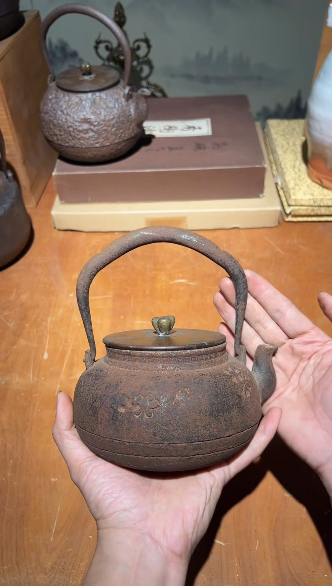 铁A2234铁壶中古周边/漏水