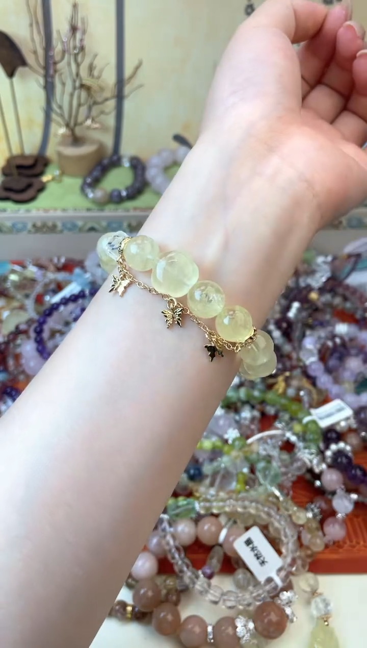 黄晶手链未镶嵌227手串