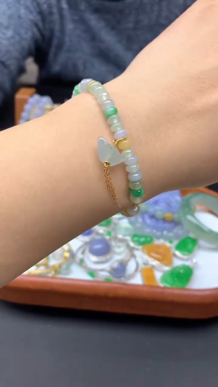 【闪购商品】翡翠手串未镶嵌98-天然翡翠