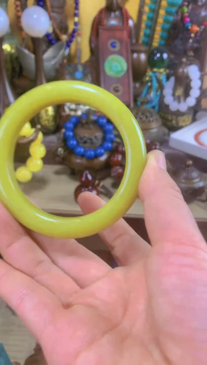 【闪购商品】蛇纹石玉手镯合金猪妹精品专属链接