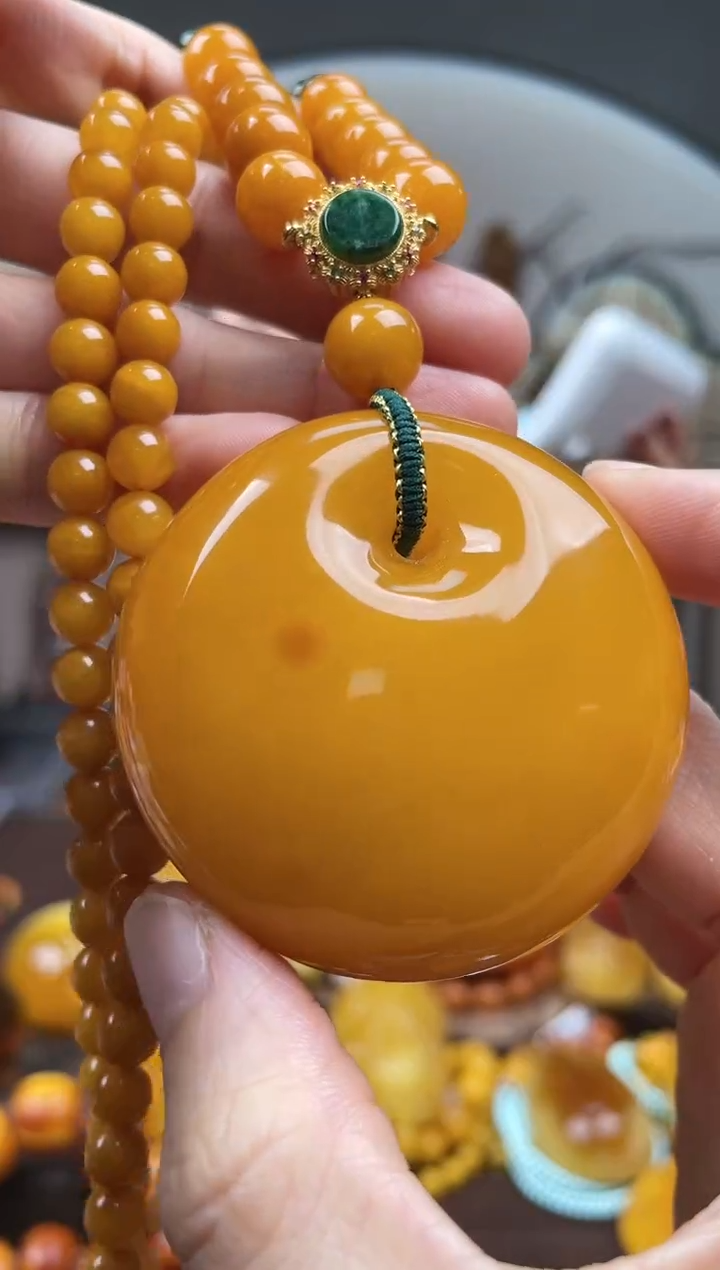 【闪购商品】琥珀裸石未镶嵌首饰 假1赔4 （多样性发货1件