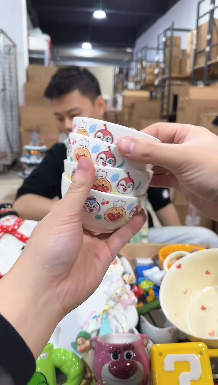 瓷片面包超小碗4件套