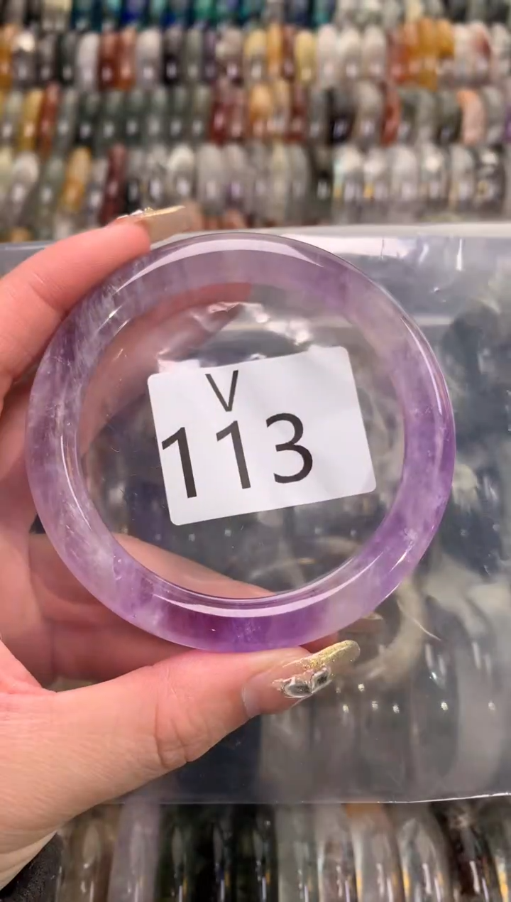 【闪购商品】水晶水晶手镯未镶嵌113-60