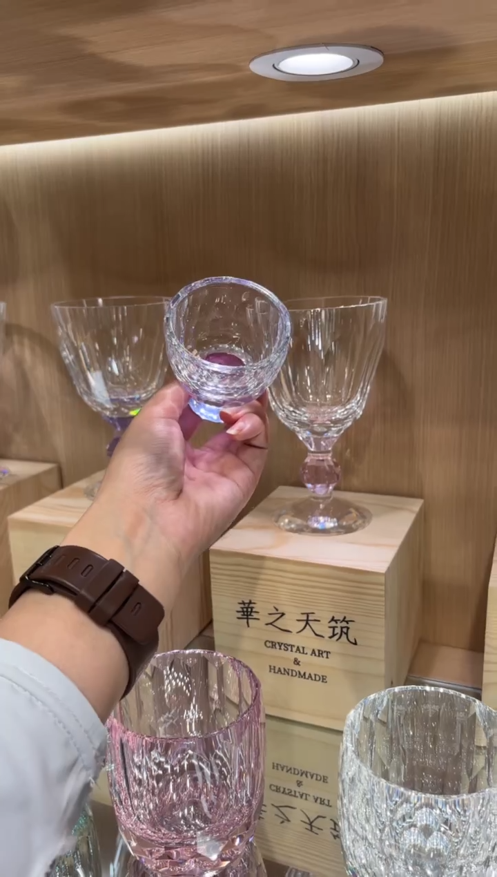 紫色闪烁茶杯 买一送一