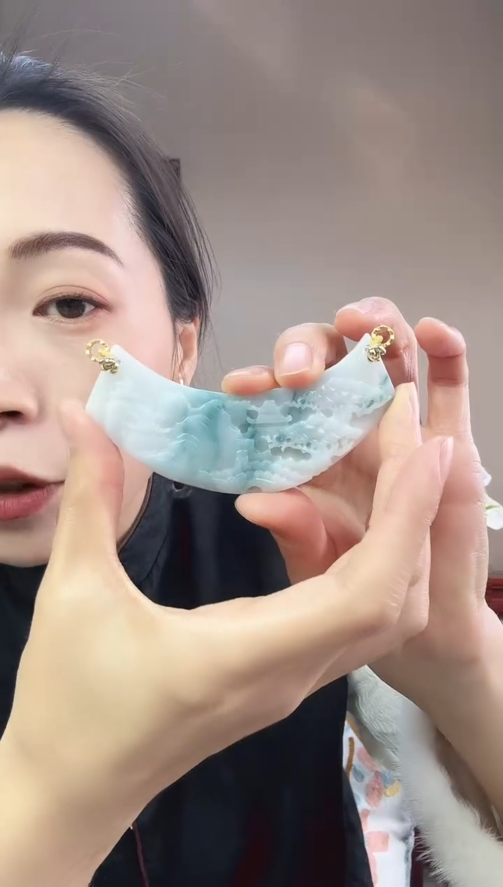 【闪购商品】翡翠颈饰未镶嵌国风原创