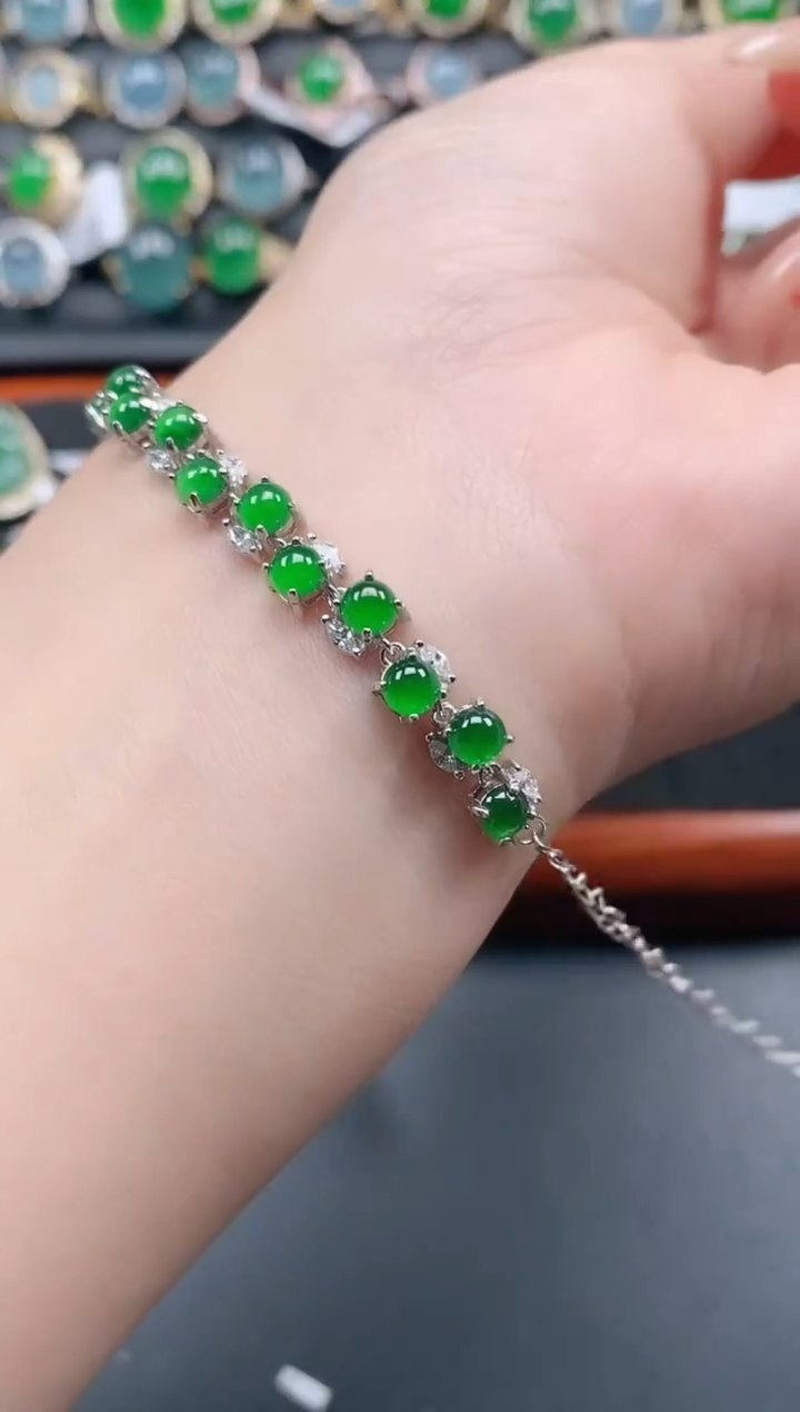 银S925镶嵌戒指翡翠111111