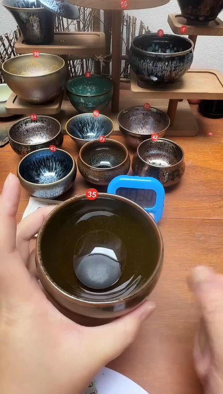 茶盏Q*Y35号建盏工匠茶器