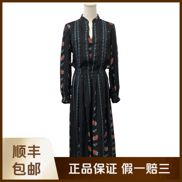 妃鱼/汤里柏琦/真丝/连衣裙/95新/沐八13